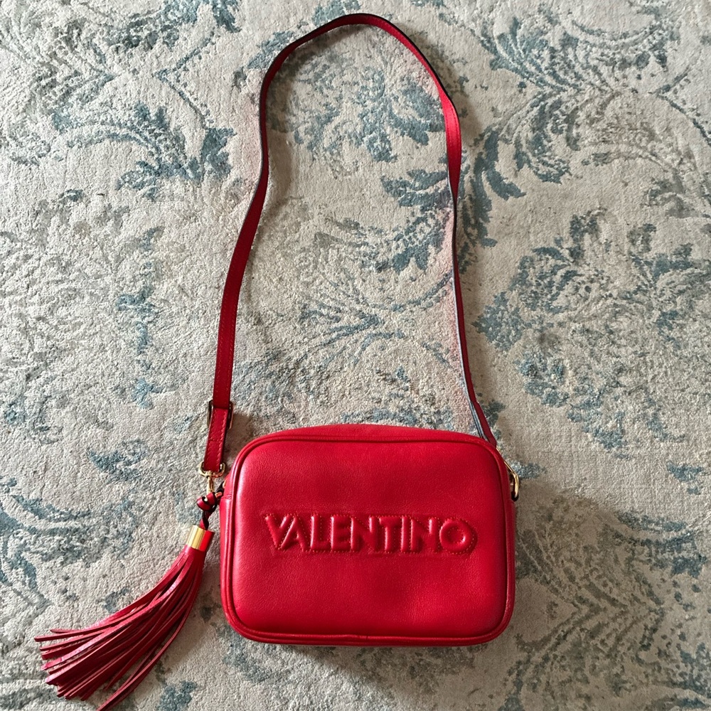 Valentino Vibrant Red Crossbody Bag